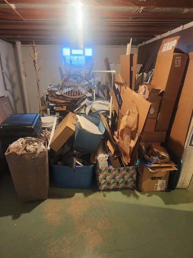 Roll-off dumpster container at job site for Yard Waste Dumpster Rental in Madera Ranchos